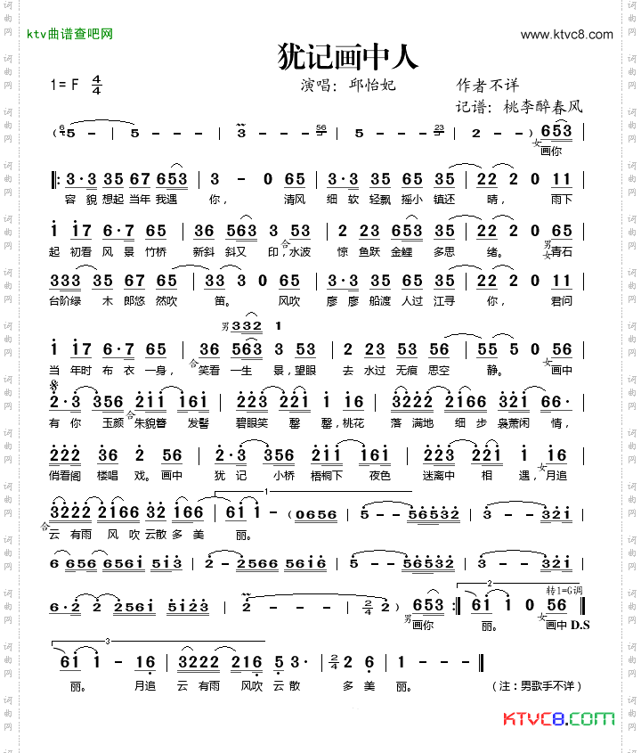 犹记画中人