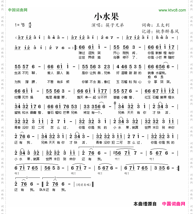 小水果