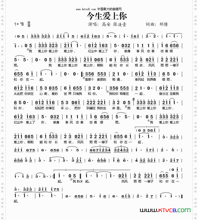 今生爱上你
