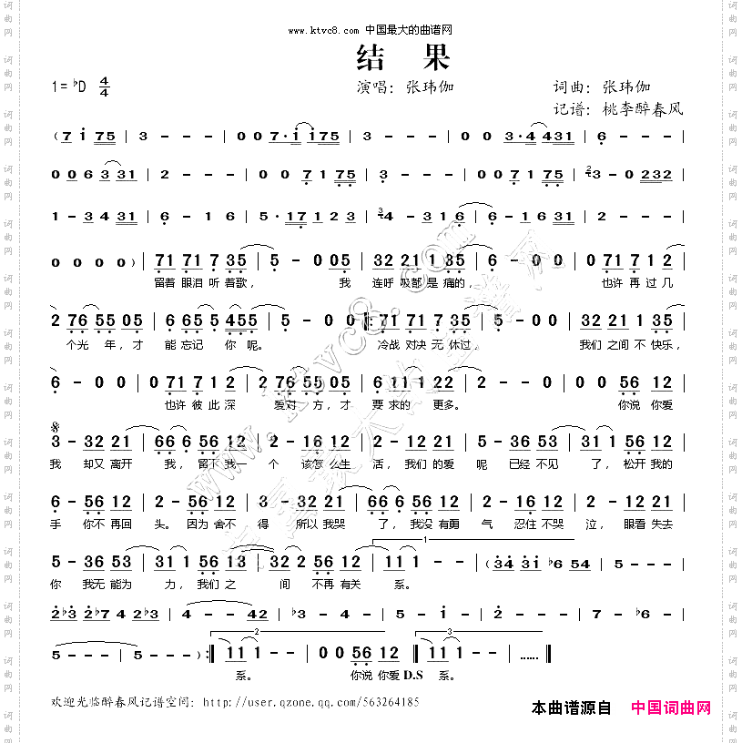 结果