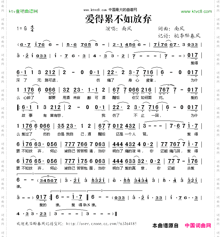 爱得累不如放弃