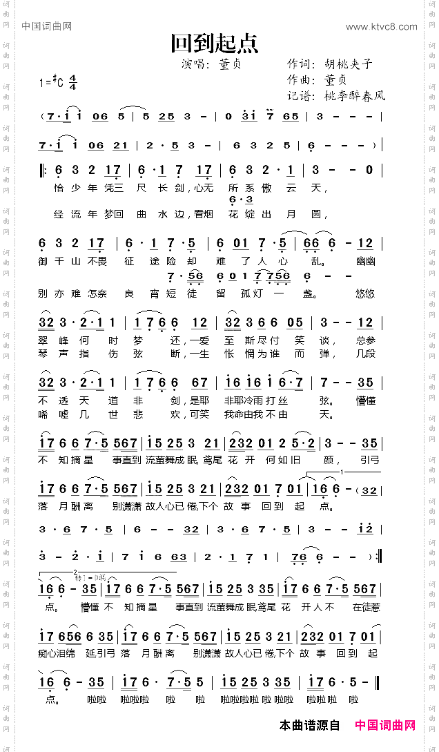 回到起点