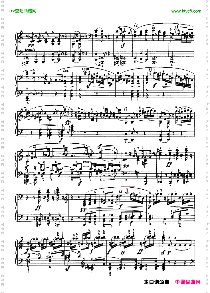 降E大调第四钢琴奏鸣曲-Op.7