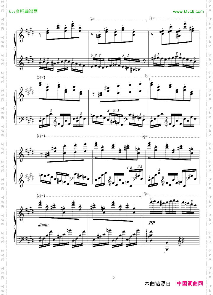 练习曲Op.72No.1