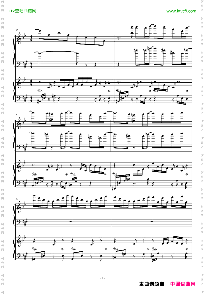 诗意鸣奏曲四手联弹