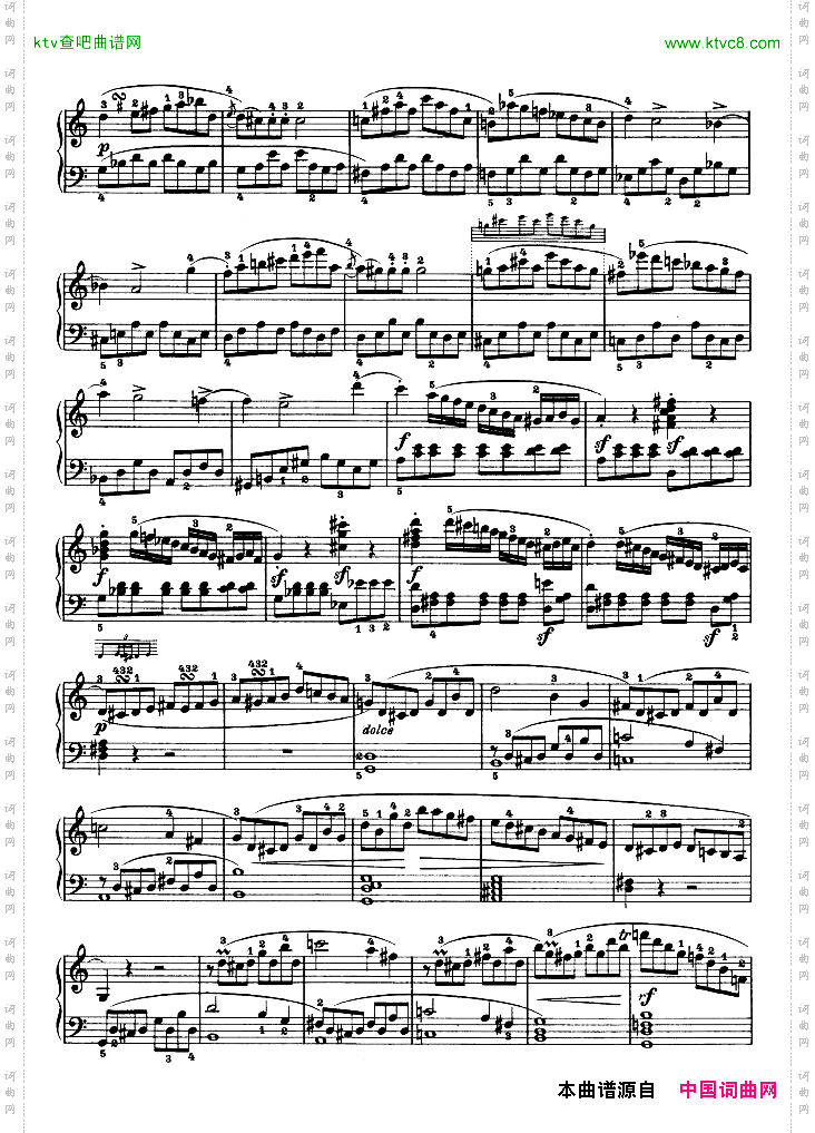 第三钢琴奏鸣曲-Op.2No.3
