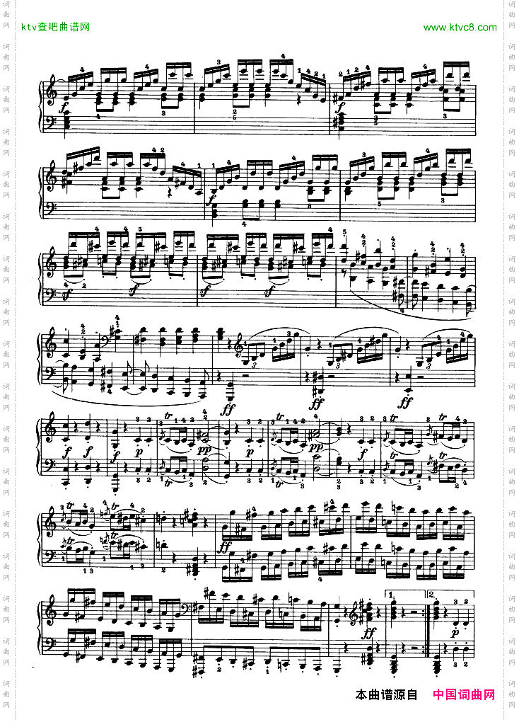 第三钢琴奏鸣曲-Op.2No.3