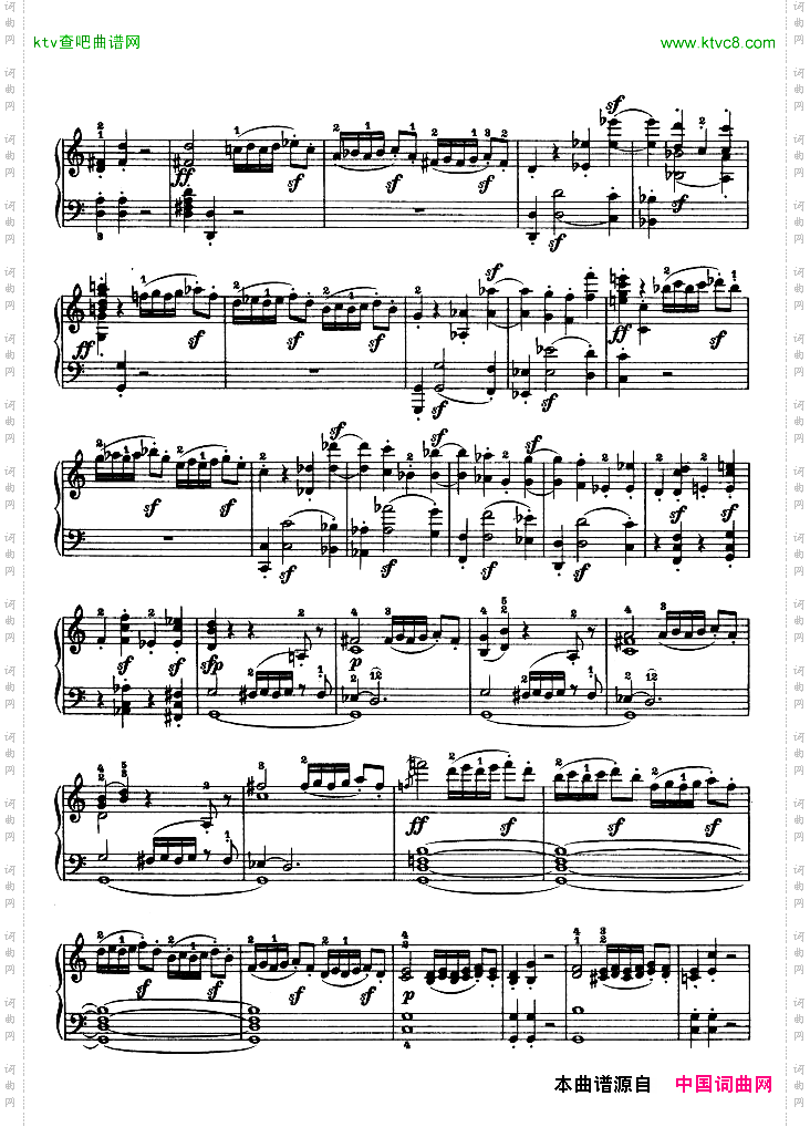 第三钢琴奏鸣曲-Op.2No.3