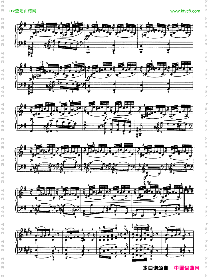 第三钢琴奏鸣曲-Op.2No.3