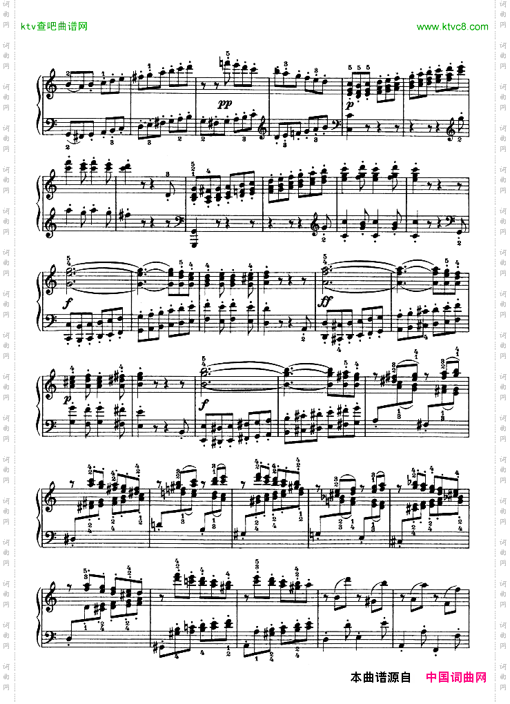 第三钢琴奏鸣曲-Op.2No.3