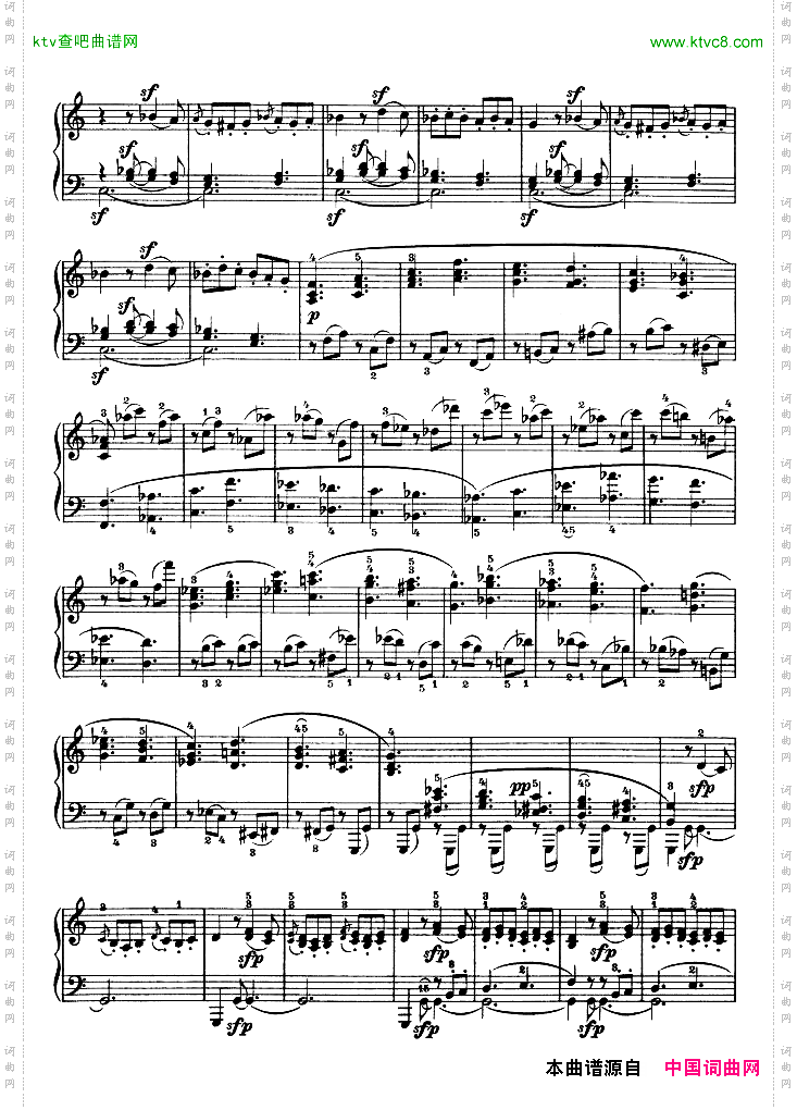 第三钢琴奏鸣曲-Op.2No.3