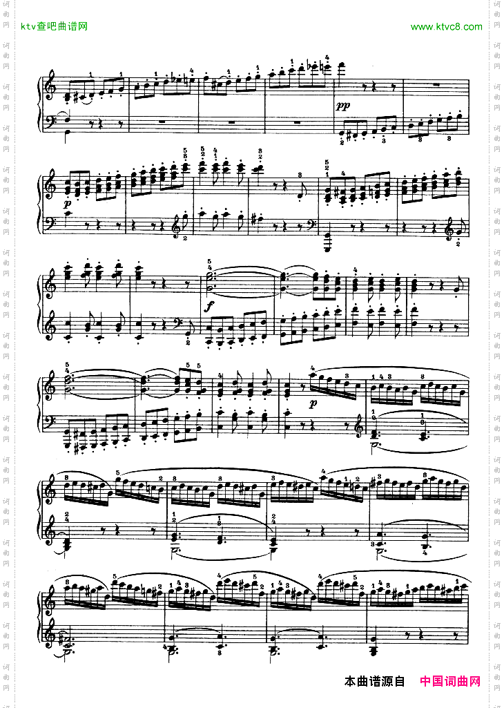 第三钢琴奏鸣曲-Op.2No.3