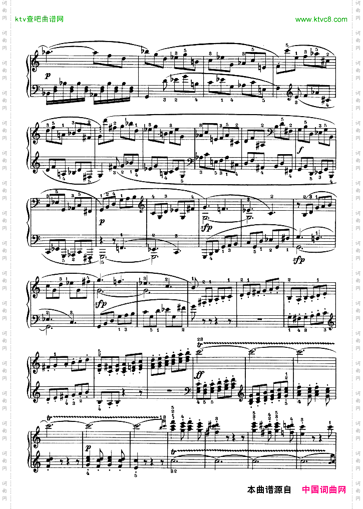 第三钢琴奏鸣曲-Op.2No.3