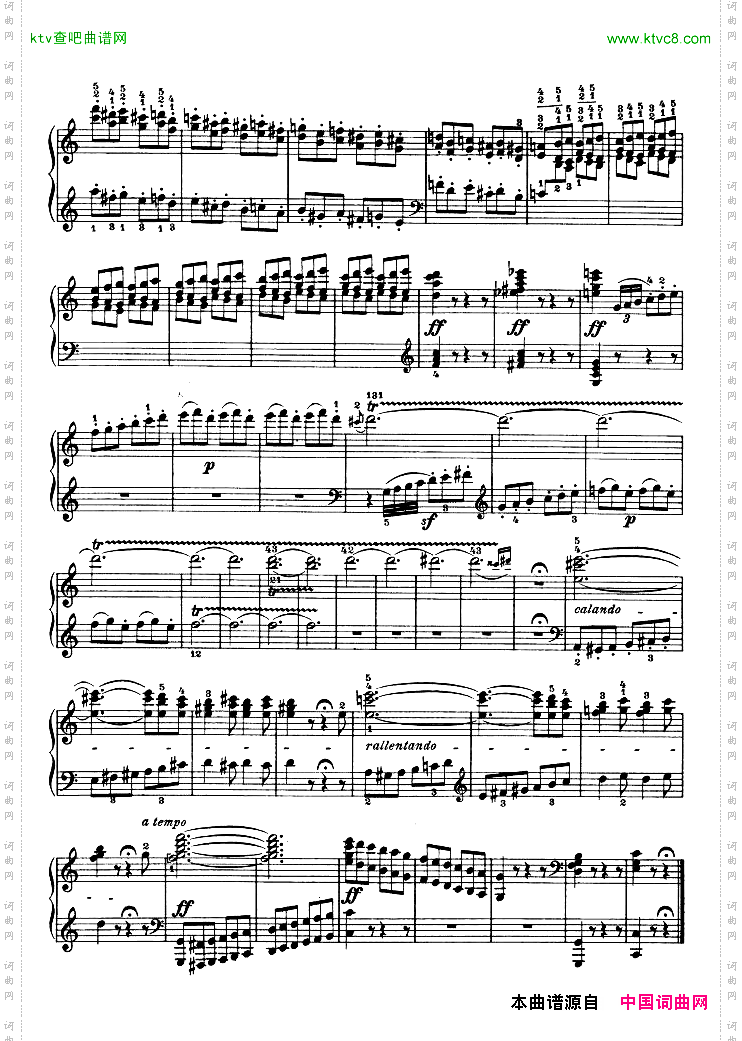 第三钢琴奏鸣曲-Op.2No.3