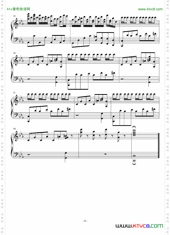c小调钢琴曲