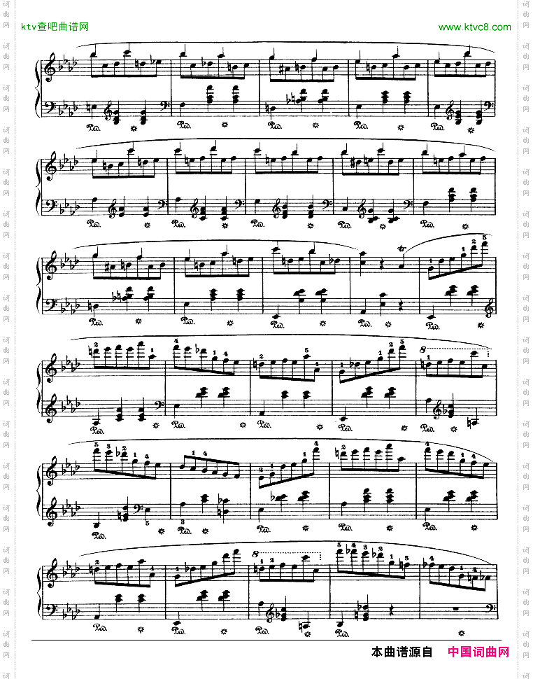降A大调圆舞曲作品42