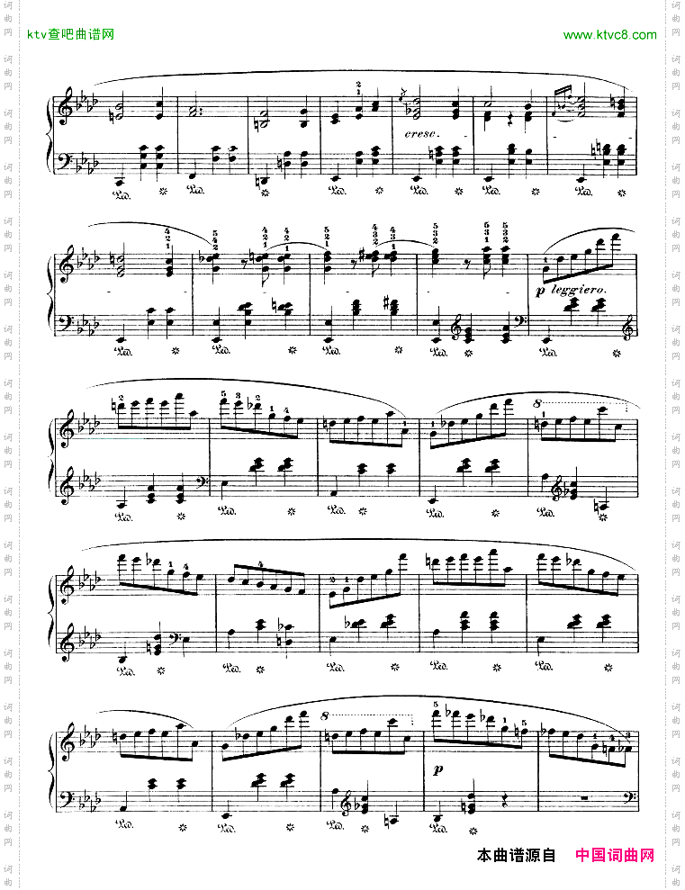 降A大调圆舞曲作品42