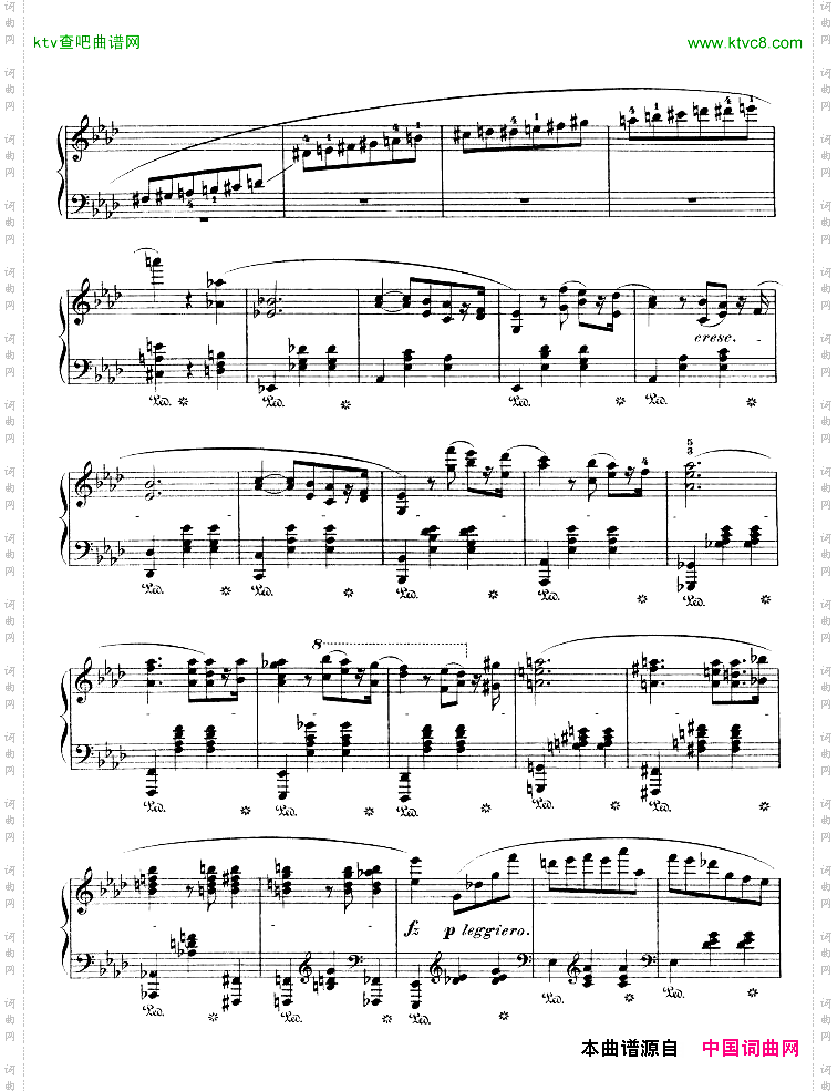 降A大调圆舞曲作品42