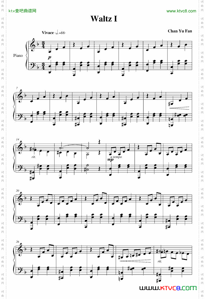即兴圆舞曲1号