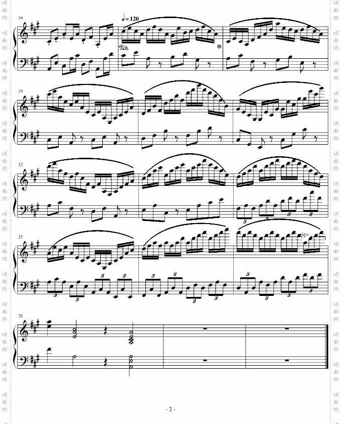 降A大调夜曲