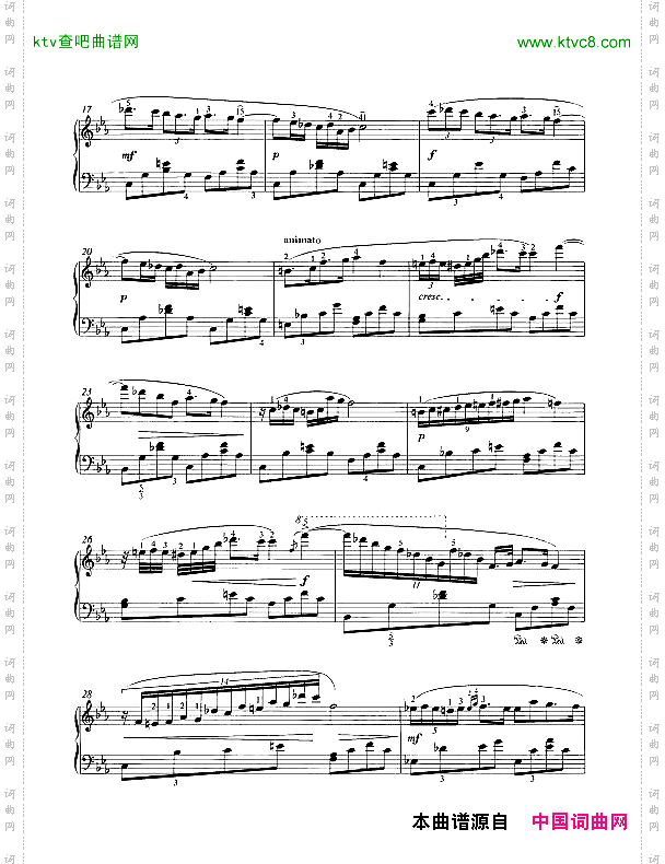 夜曲21号作品c小调遗作
