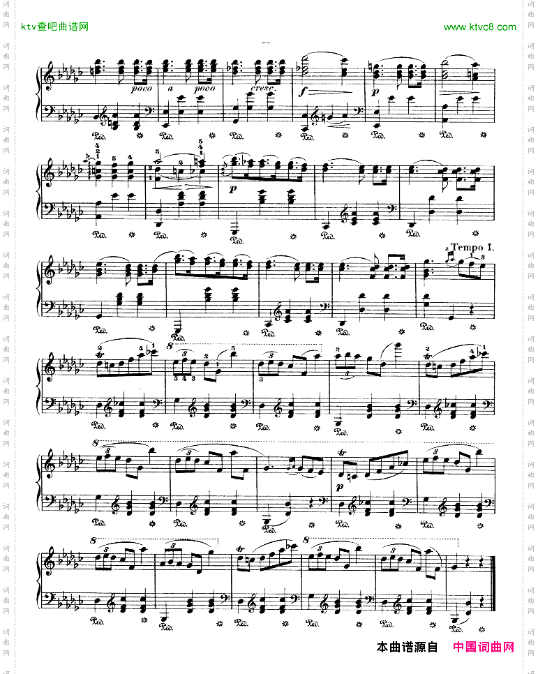 降G大调圆舞曲作品70NO.1