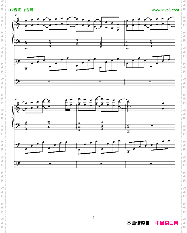 跑跑卡丁车钢琴曲