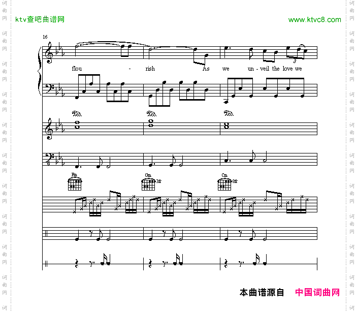 罗密欧与茱丽叶-总谱