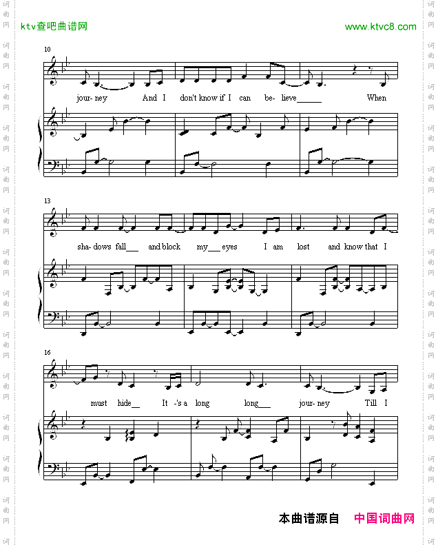Journey-弹唱版