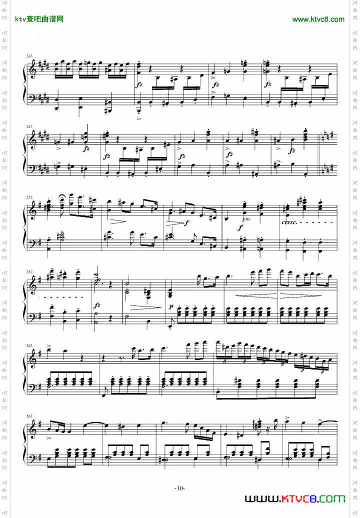 e小调钢琴协奏曲——乐之琴简易钢琴版