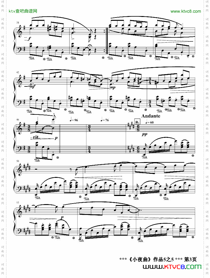 小夜曲Op5.5