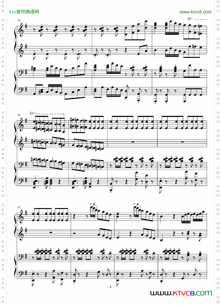 晓风之舞四手联弹