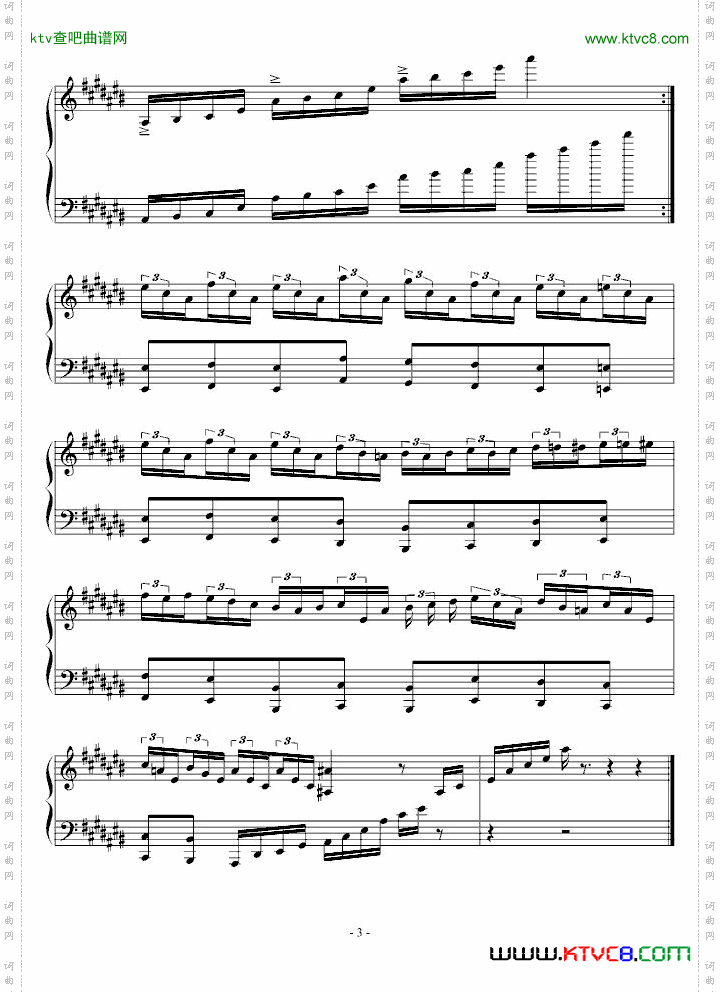 升c大调练习狂想曲