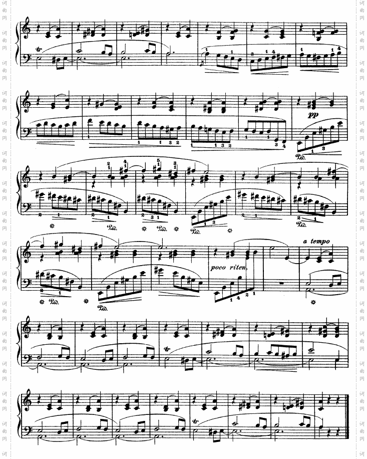 a小调圆舞曲作品34-2号