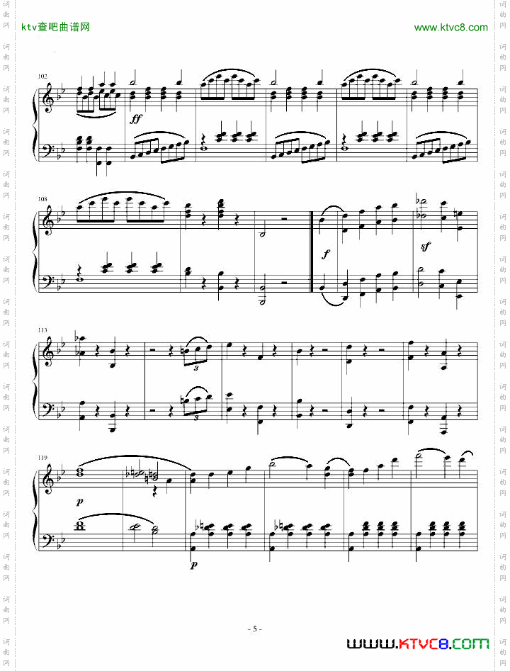 莫扎特第四十交响曲第四乐章