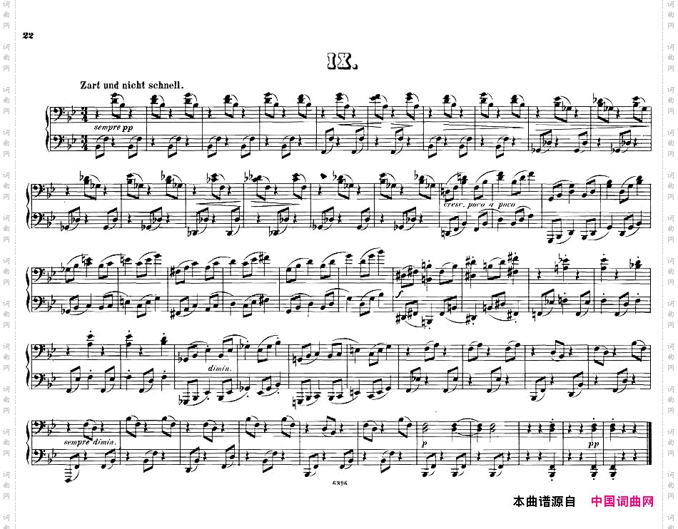 12WaltzesOp.594Hands12首圆舞曲·四手联弹·Ⅸ_12 Waltzes Op.59 4 Hands12首圆舞曲·四手联弹·Ⅸ
