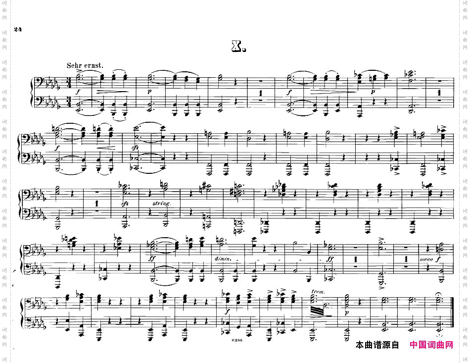 12WaltzesOp.594Hands12首圆舞曲·四手联弹·Ⅹ_12 Waltzes Op.59 4 Hands12首圆舞曲·四手联弹·Ⅹ
