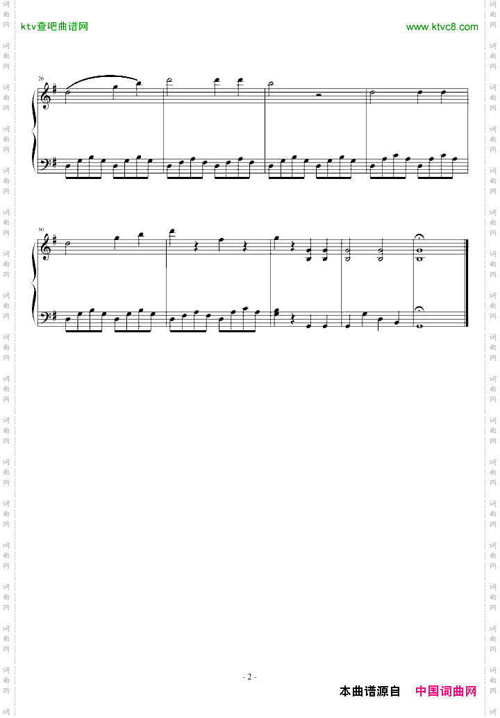 G大调小奏鸣曲Moderato