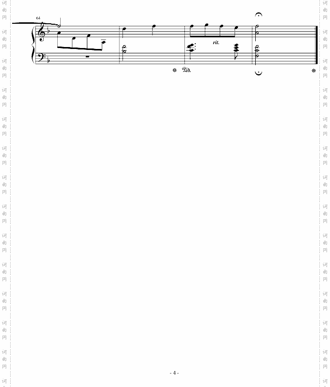 F大调小夜曲