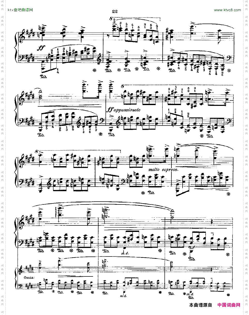 肖邦《练习曲》Fr.ChopinOp.25No5-1