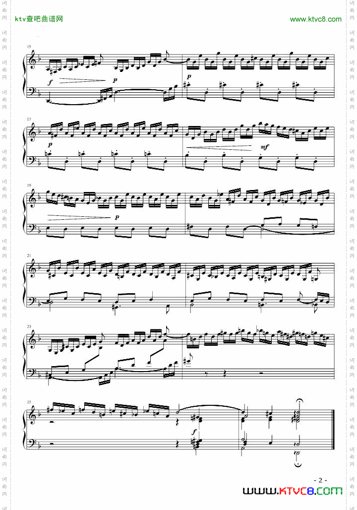 平均律《D小调前奏曲BWV851》