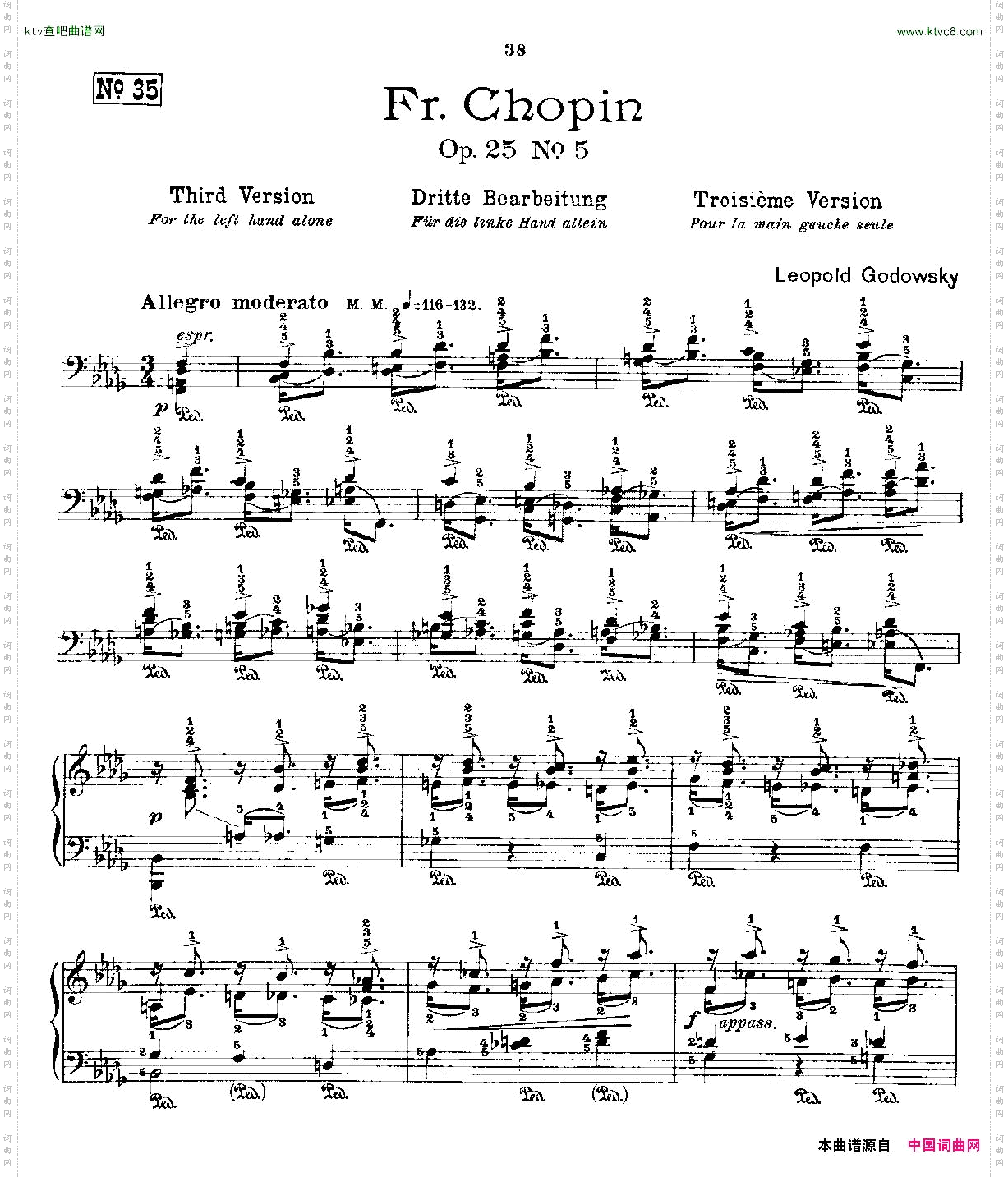 肖邦《练习曲》Fr.ChopinOp.25No5-2