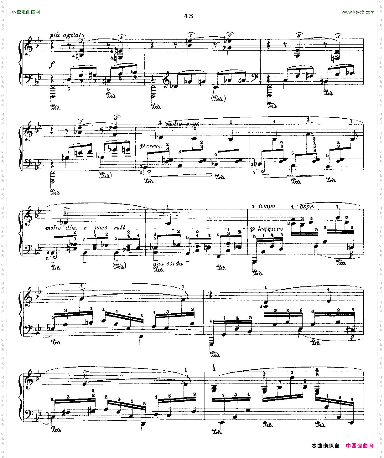 肖邦《练习曲》Fr.ChopinOp.25No5-2