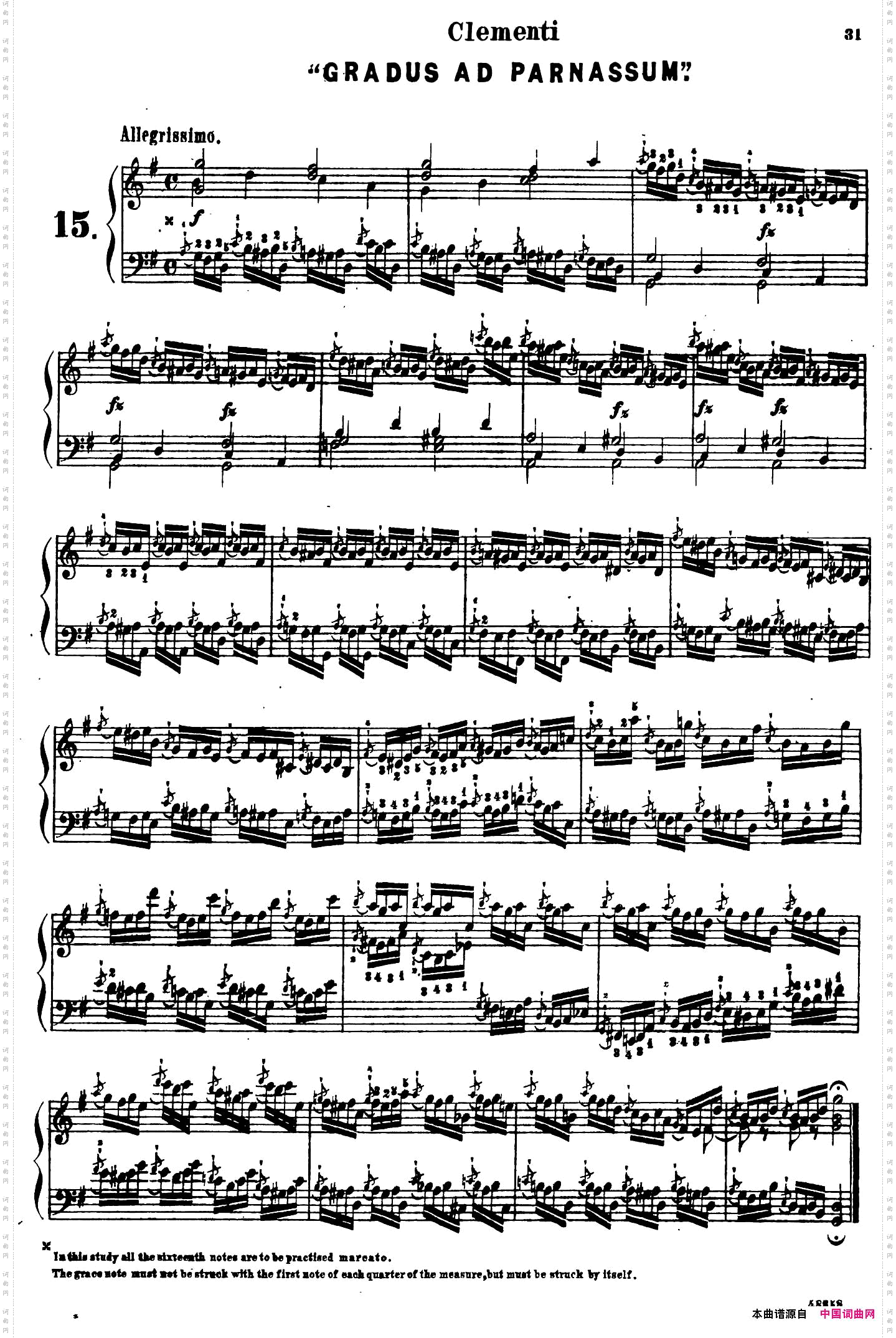 GradusadParnassum29首钢琴练习曲“名手之道”·15_Gradus ad Parnassum29首钢琴练习曲“名手之道”·15