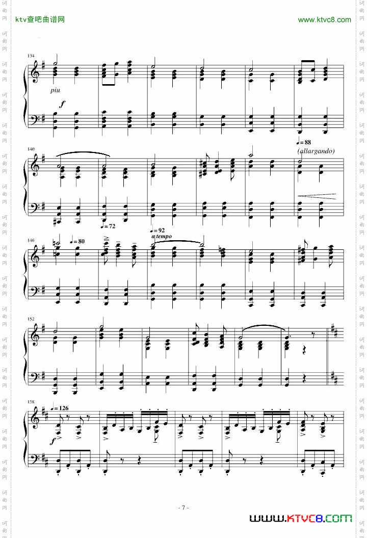 爆难第一号威风凛凛进行曲钢琴