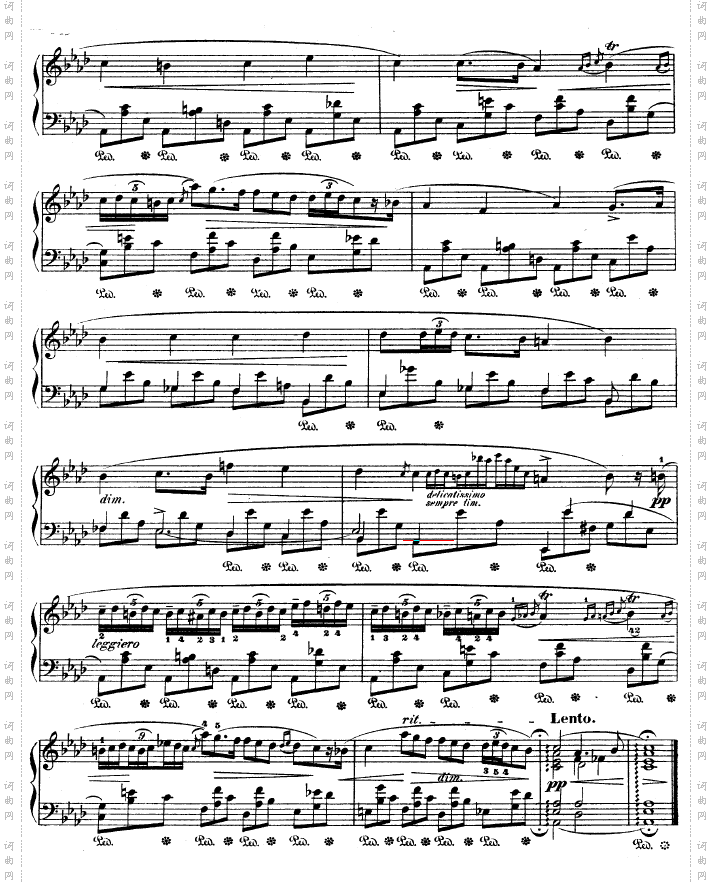 B大调夜曲作品32号-OP32NO.2