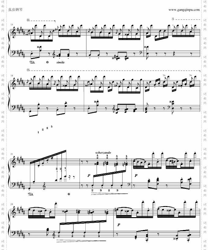 李斯特练习曲《钟》