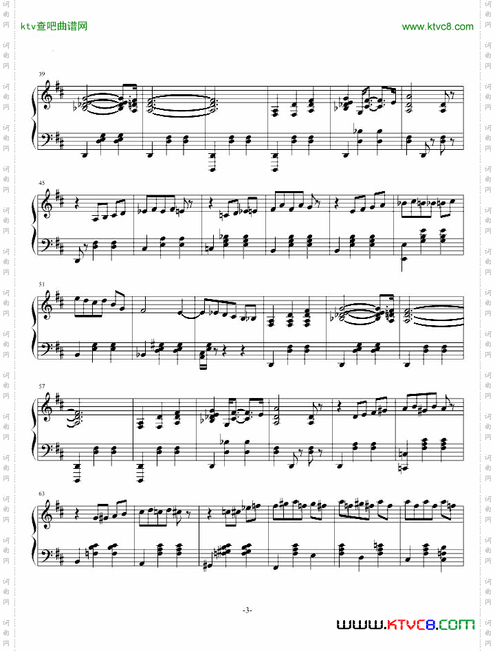 《花之圆舞曲》钢琴版