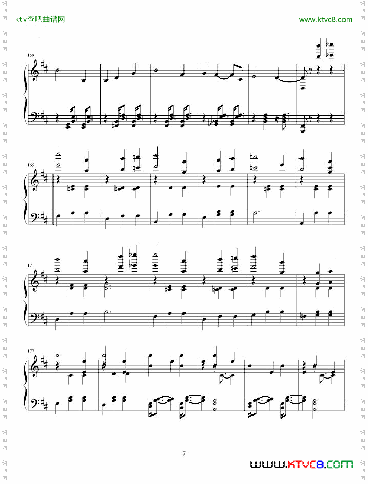 《花之圆舞曲》钢琴版
