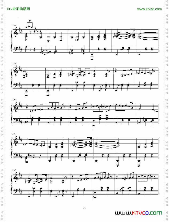 《花之圆舞曲》钢琴版